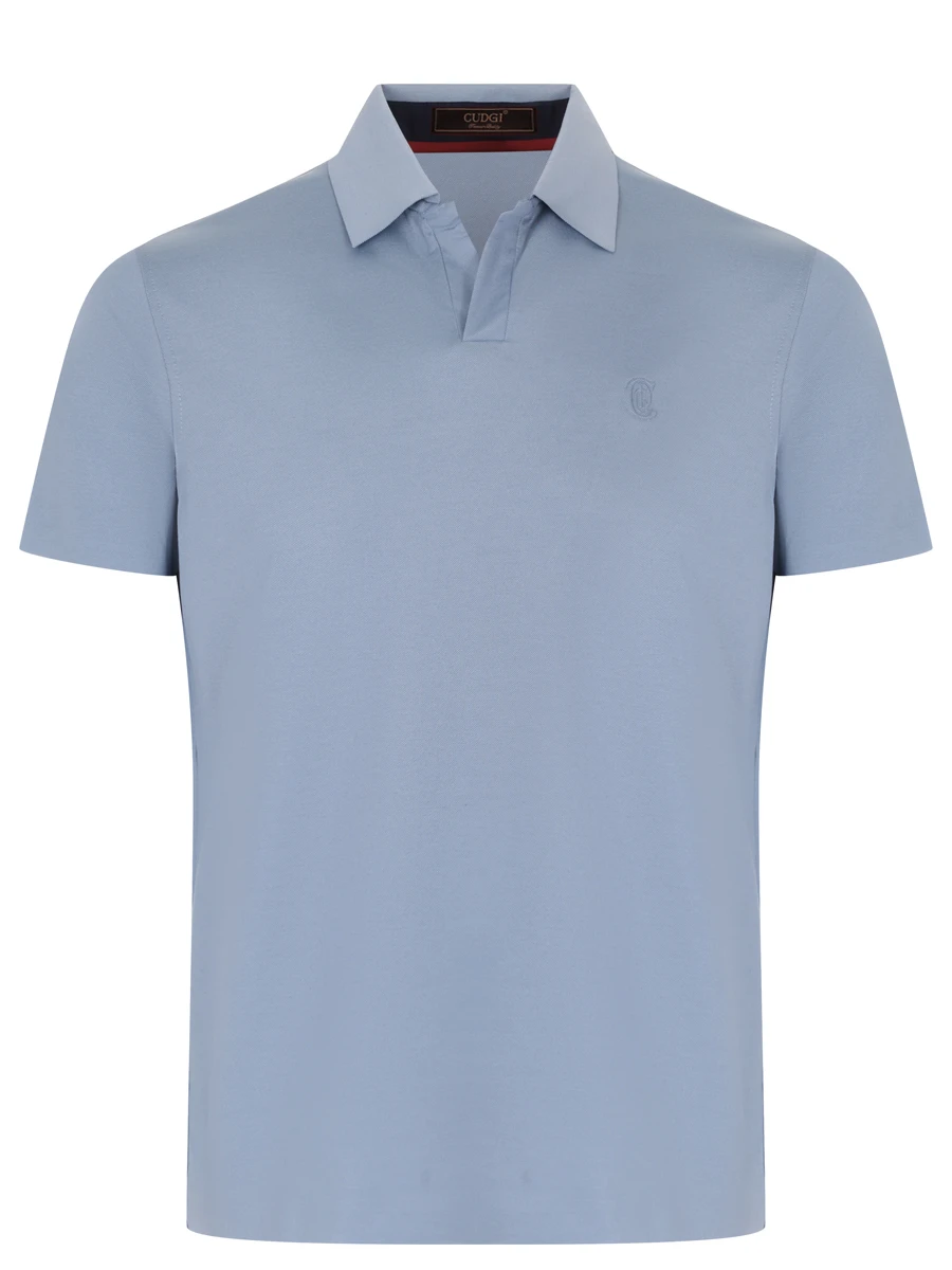 Поло из хлопка и тенселя