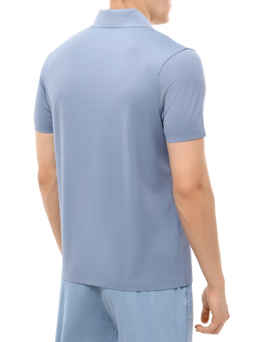 Поло из хлопка и тенселя