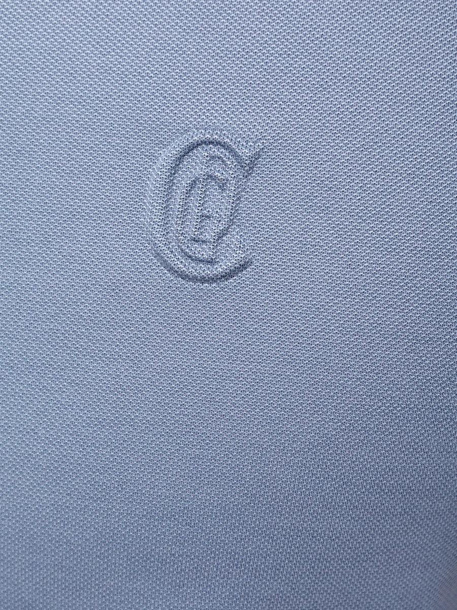 Поло из хлопка и тенселя