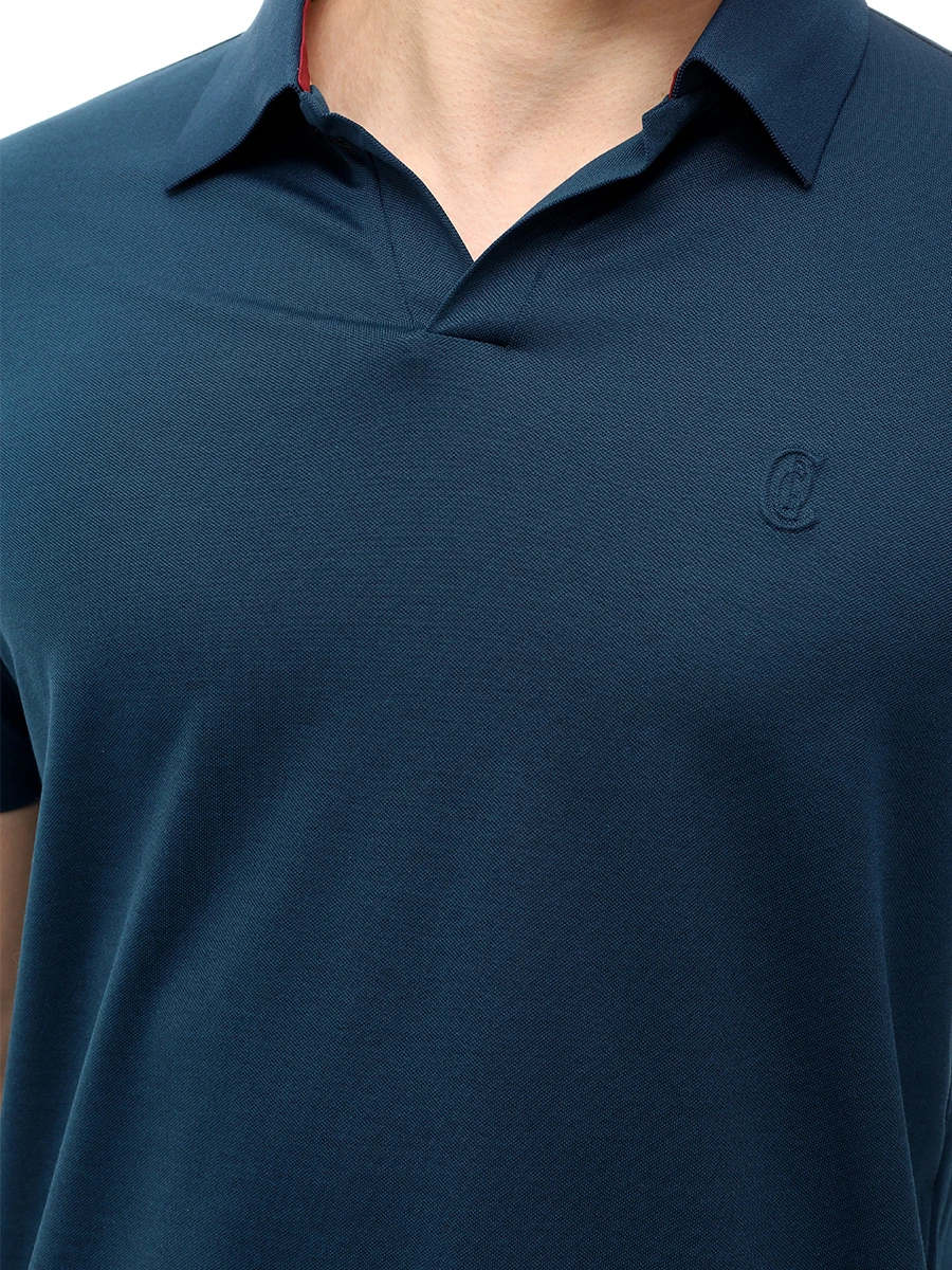 Поло из хлопка и тенселя