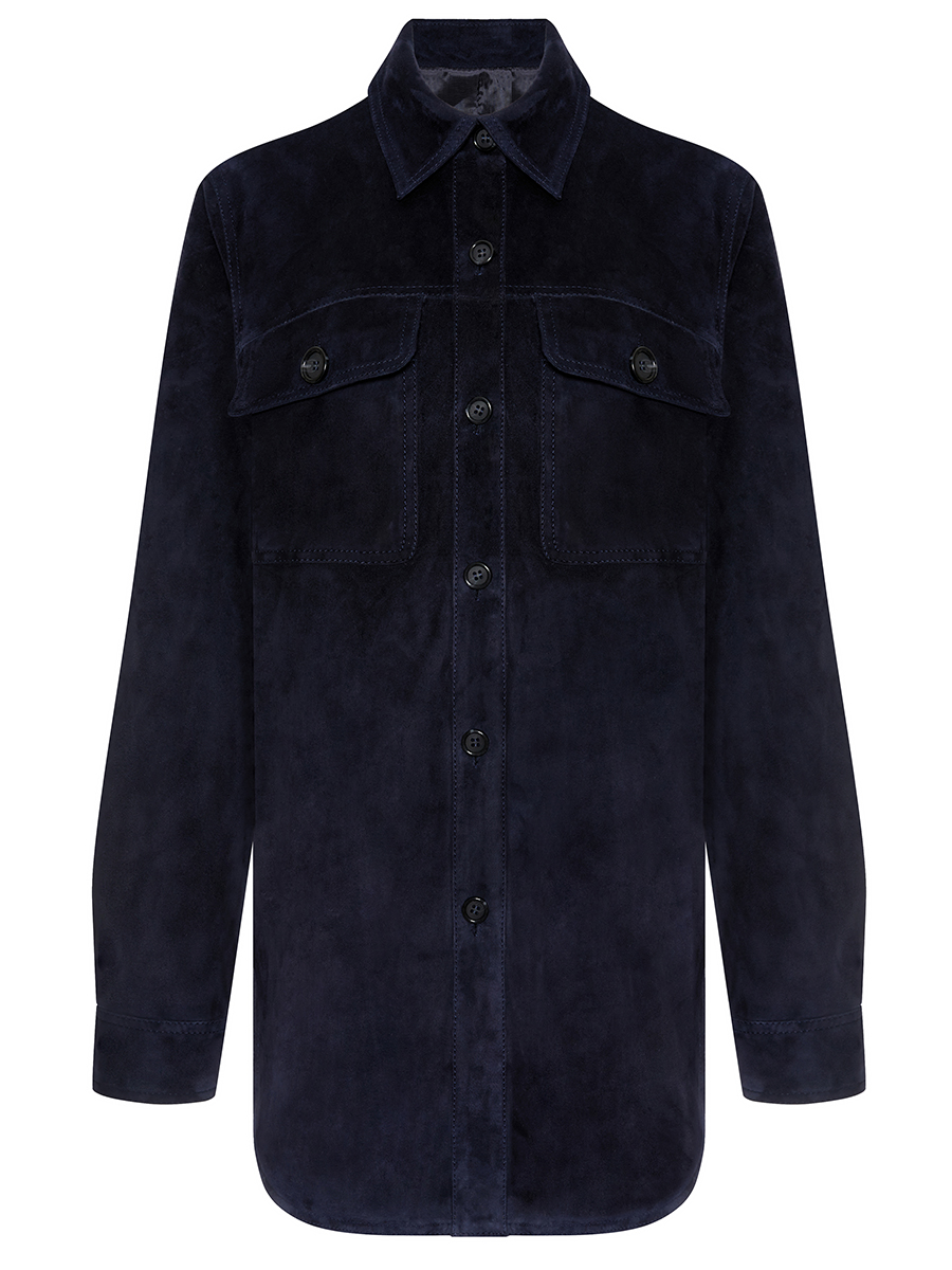 Рубашка замшевая