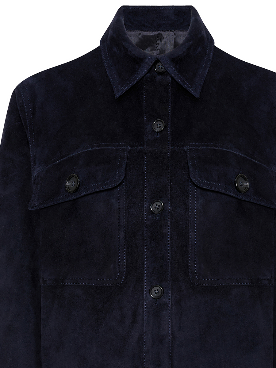 Рубашка замшевая