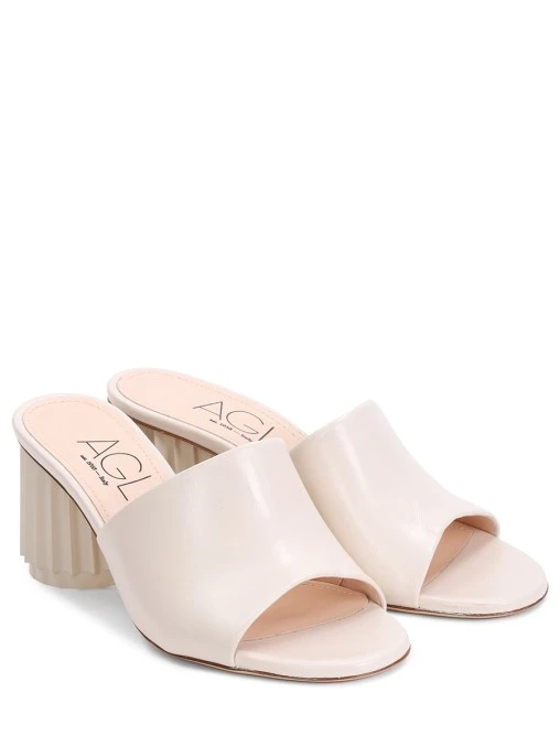 Мюли кожаные AGL