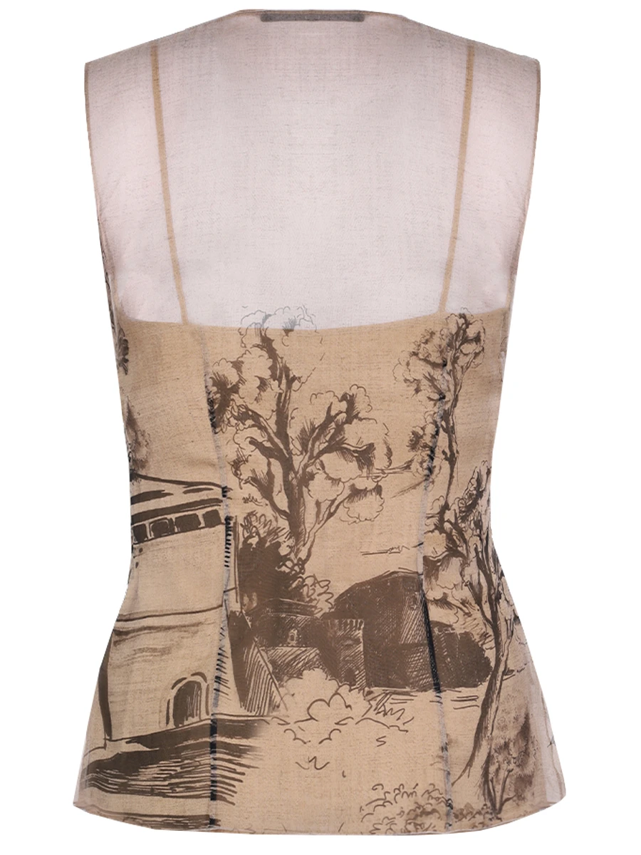 Топ шелковый