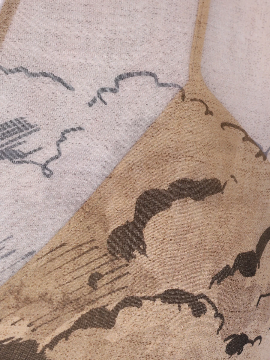 Топ шелковый