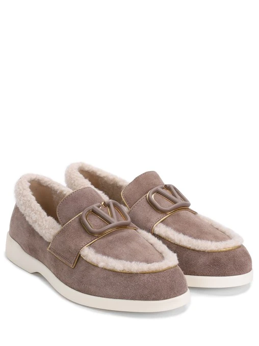 Лоферы замшевые VALENTINO
