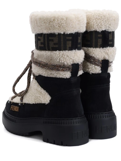 Ботинки комбинированные FENDI