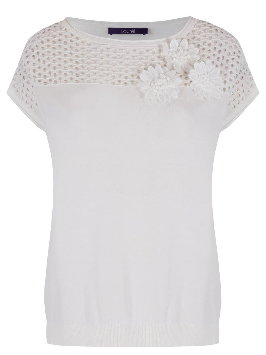 Джемпер из хлопка и вискозы