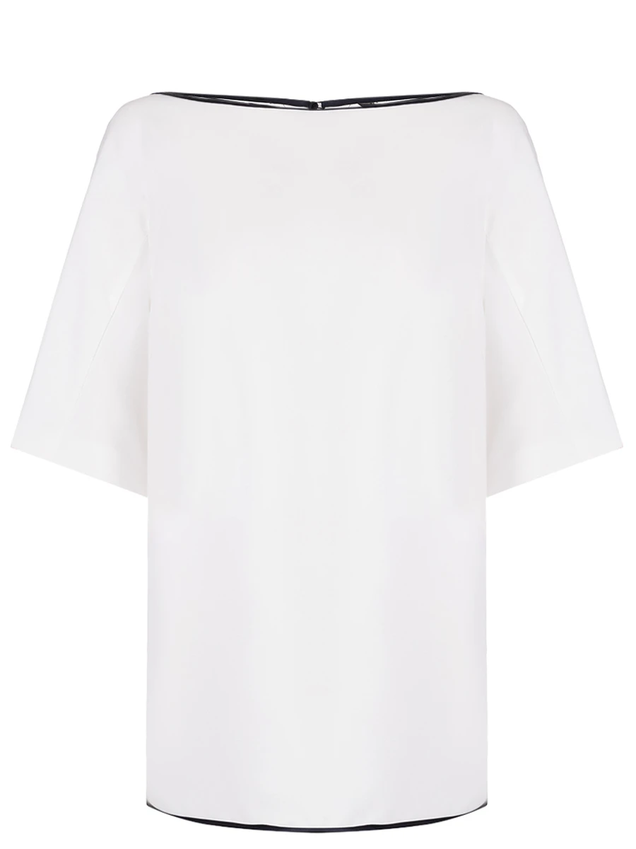 Блуза однотонная