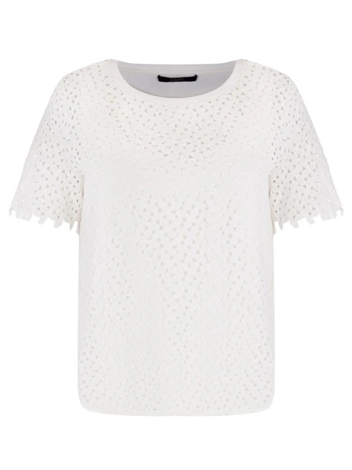 Футболка с кружевом LAUREL