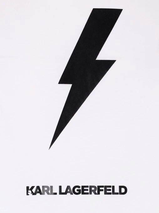 Футболка хлопковая KARL LAGERFELD