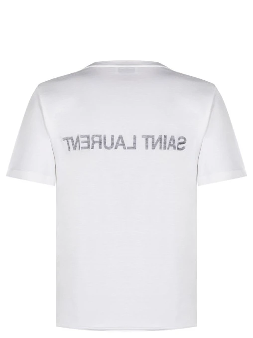 Футболка хлопковая SAINT LAURENT