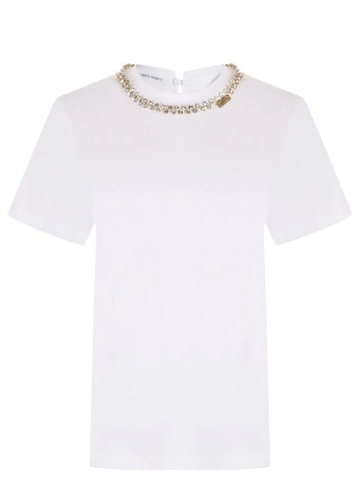 Футболка хлопковая ALBERTA FERRETTI