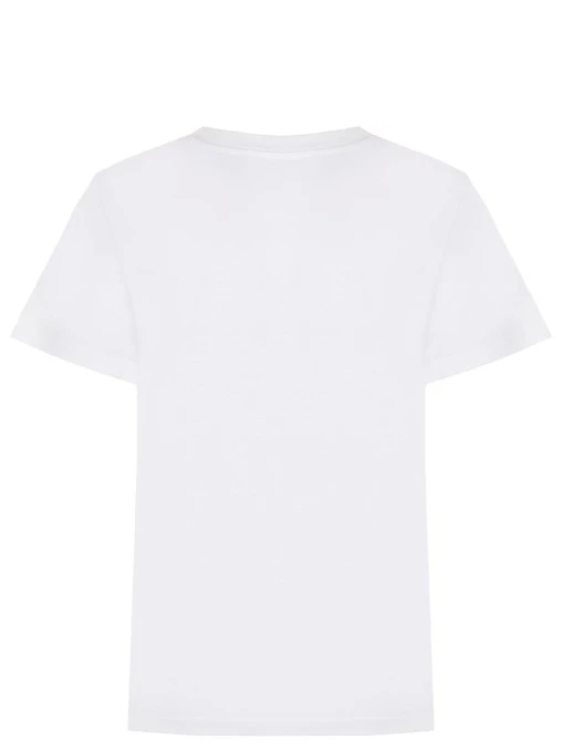 Футболка хлопковая с принтом ALBERTA FERRETTI