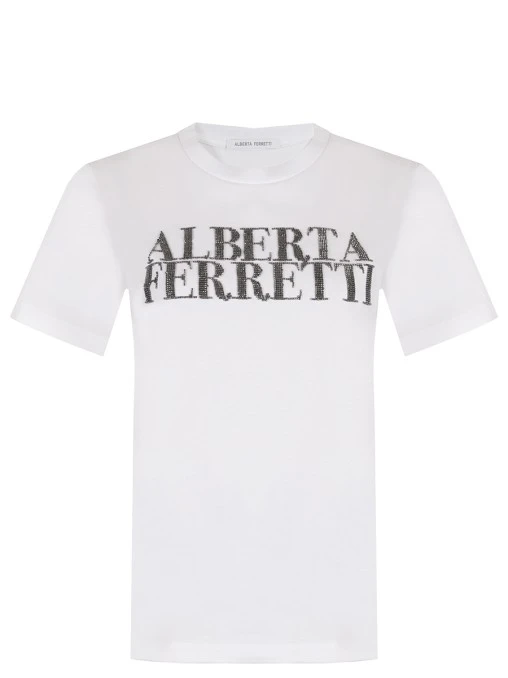 Футболка хлопковая ALBERTA FERRETTI