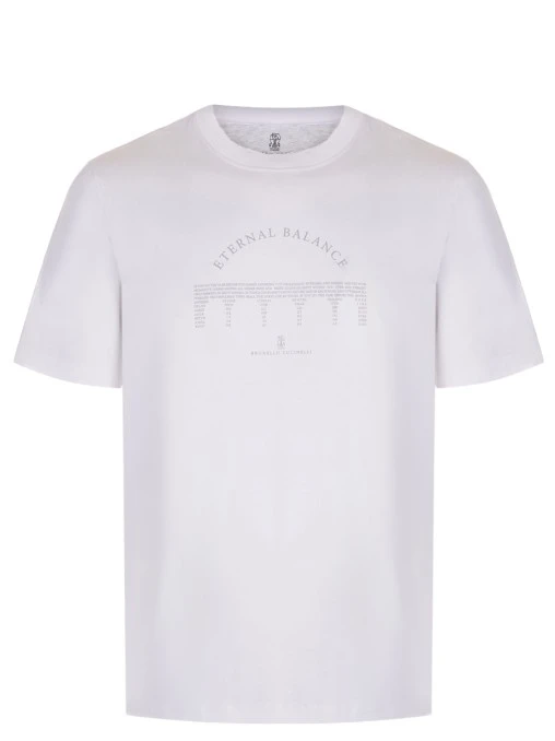 Футболка Eternal Balance хлопковая BRUNELLO CUCINELLI