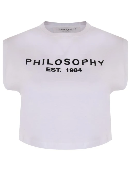 Футболка хлопковая PHILOSOPHY DI LORENZO SERAFINI