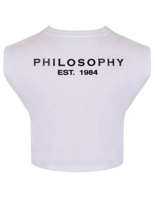 Футболка хлопковая PHILOSOPHY DI LORENZO SERAFINI