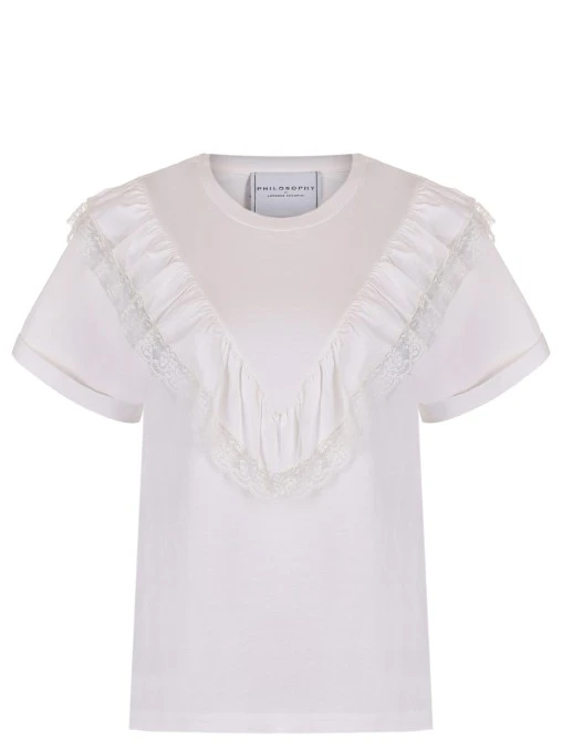 Футболка хлопковая PHILOSOPHY DI LORENZO SERAFINI