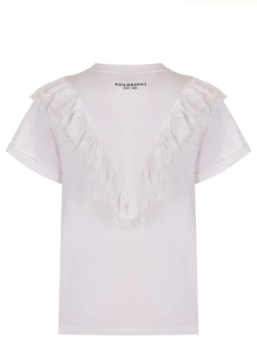 Футболка хлопковая PHILOSOPHY DI LORENZO SERAFINI