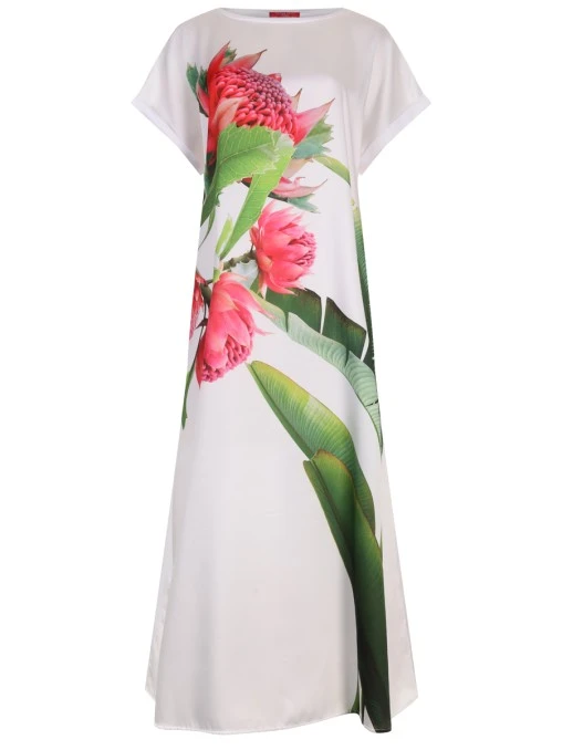 Платье с принтом MARINA RINALDI