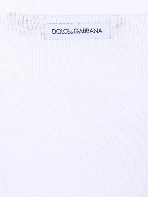 Топ хлопковый DOLCE & GABBANA