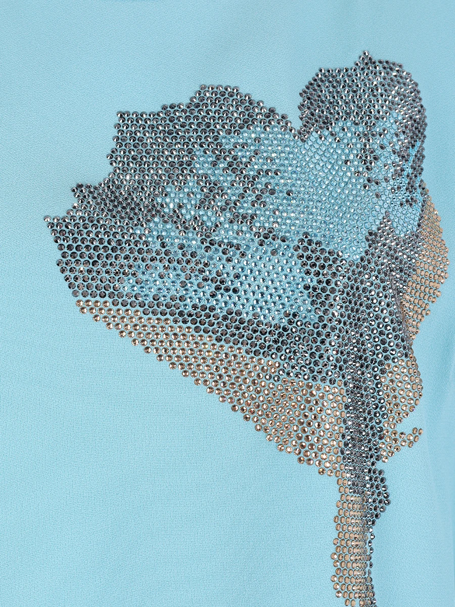 Платье со стразами