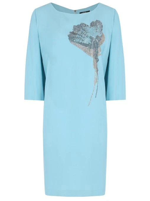 Платье со стразами VIA DELLE PERLE