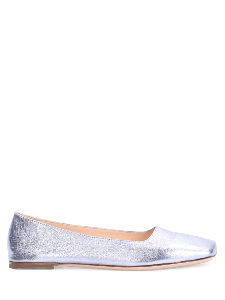 Балетки кожаные