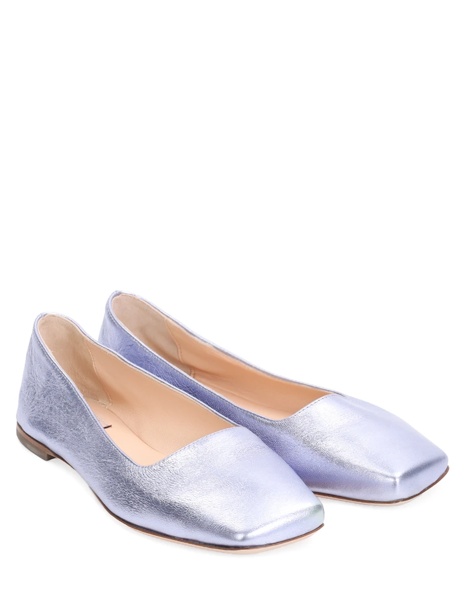 Балетки кожаные