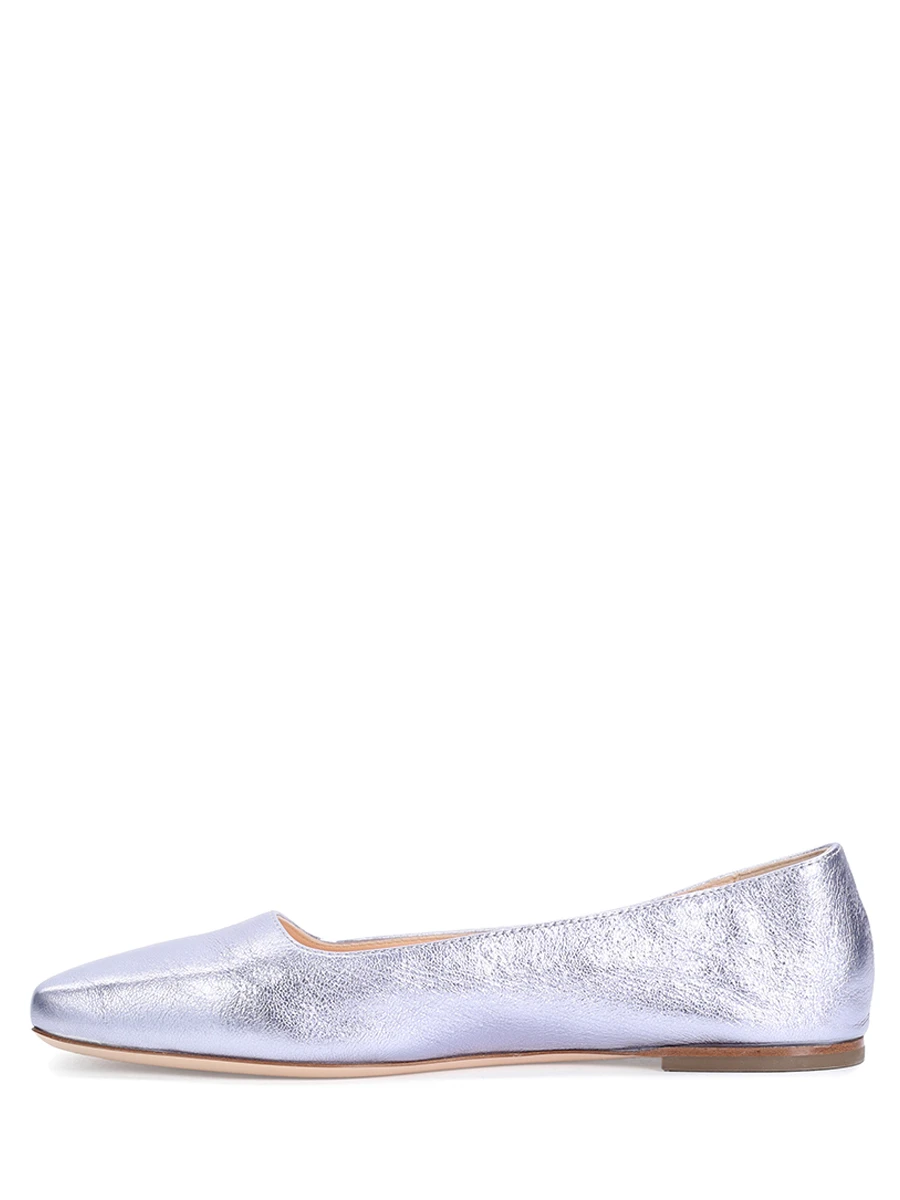 Балетки кожаные