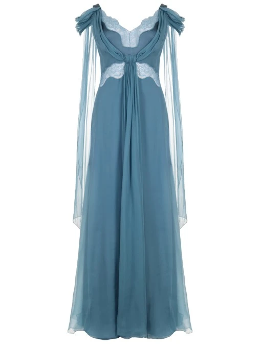 Платье шелковое ALBERTA FERRETTI