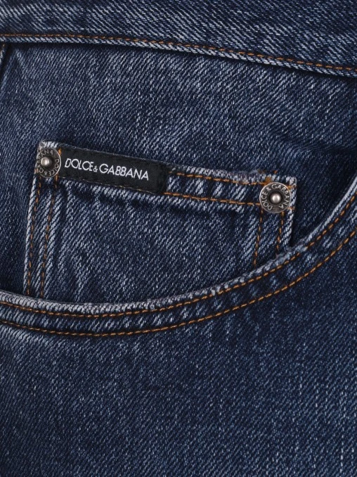 Джинсы Regular Fit хлопковые DOLCE & GABBANA