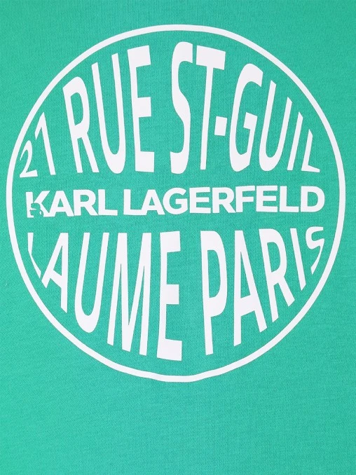 Худи хлопковое KARL LAGERFELD
