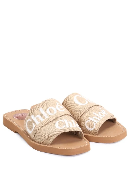 Шлепанцы текстильные CHLOE