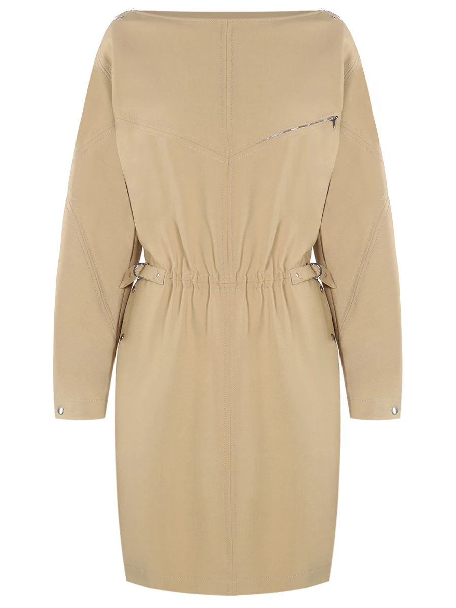 Платье однотонное