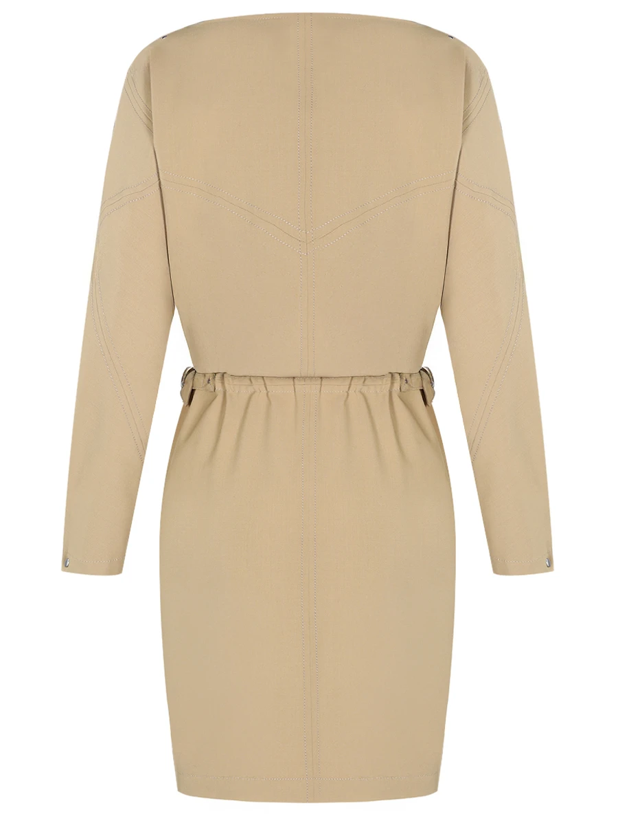 Платье однотонное