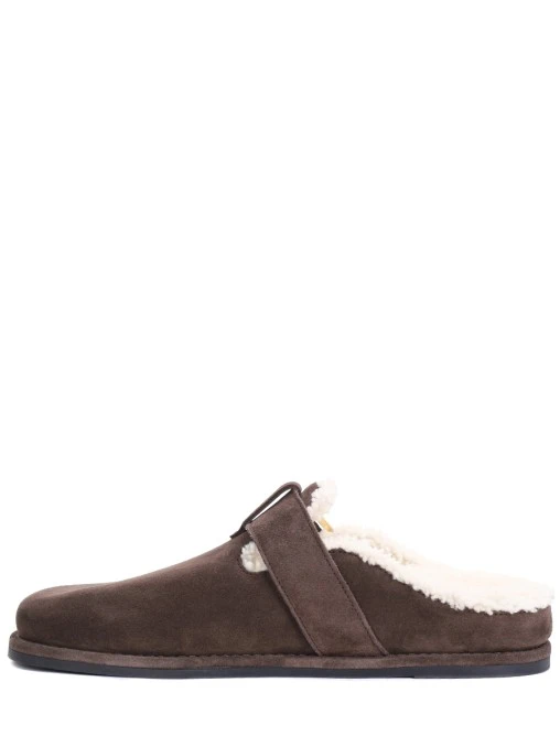Мюли замшевые FENDI