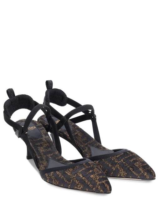 Туфли текстильные FENDI