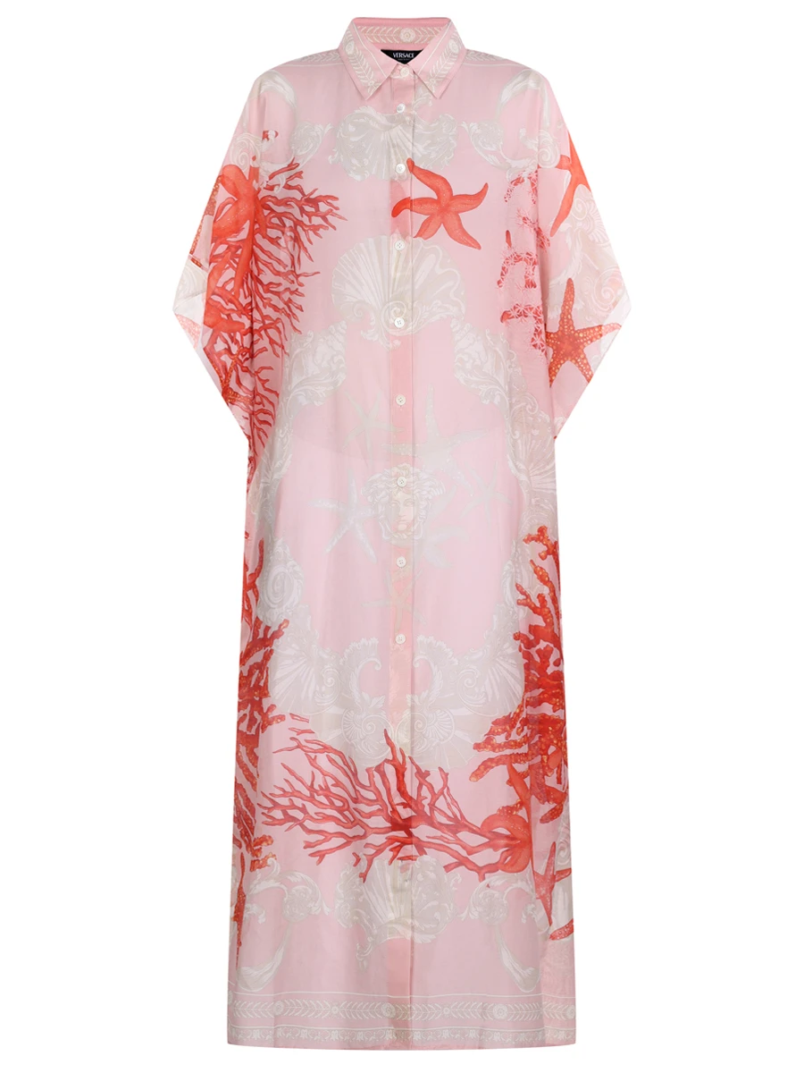 Платье хлопковое с принтом