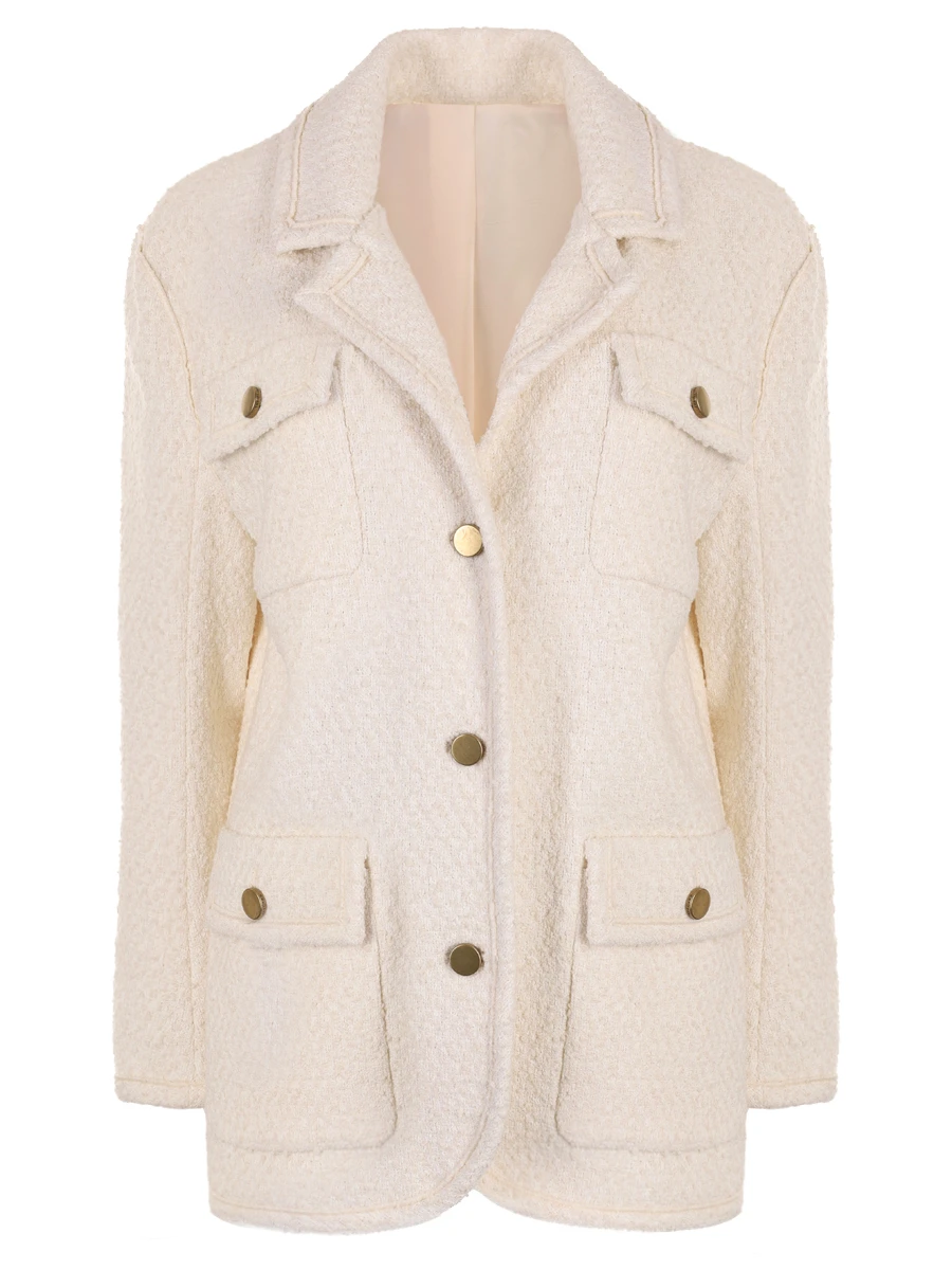 Жакет однотонный