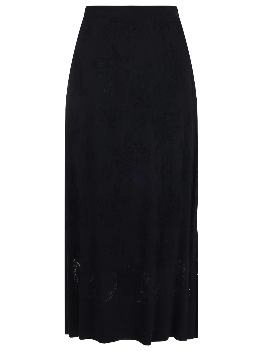 Юбка однотонная