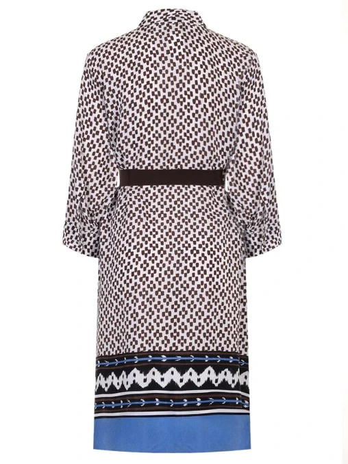 Платье с орнаментом MARINA RINALDI