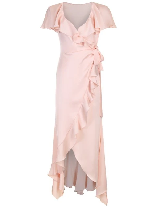 Платье с воланами PHILOSOPHY DI LORENZO SERAFINI