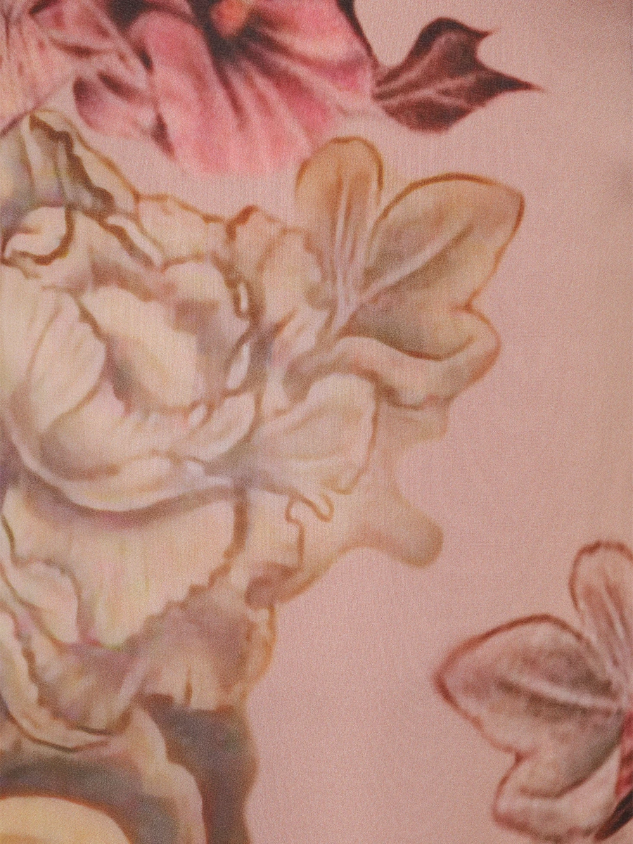 Платье шелковое