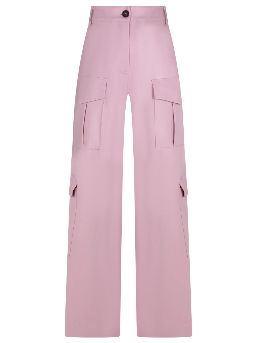 Брюки-карго однотонные