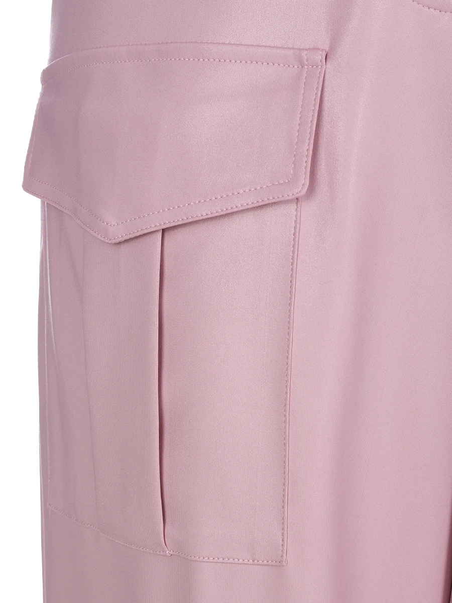 Брюки-карго однотонные