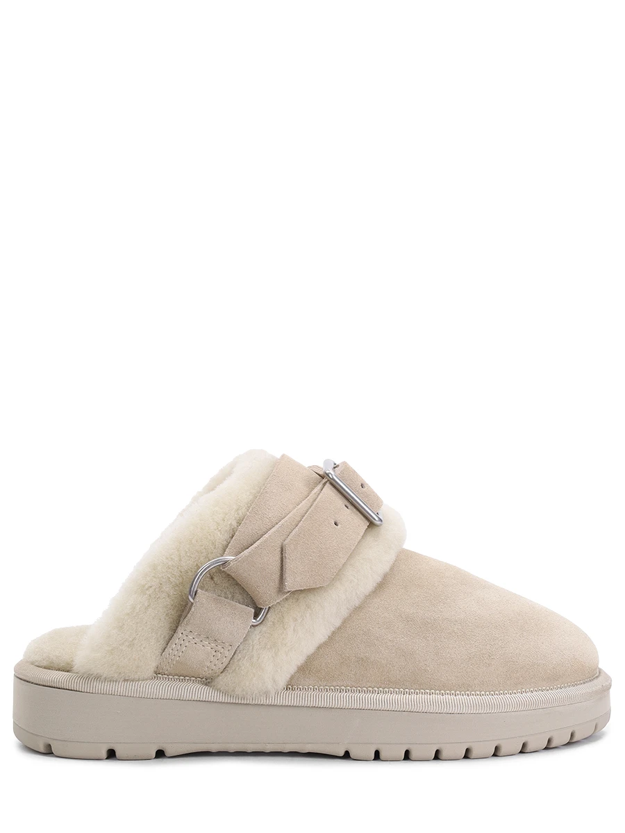 Мюли замшевые