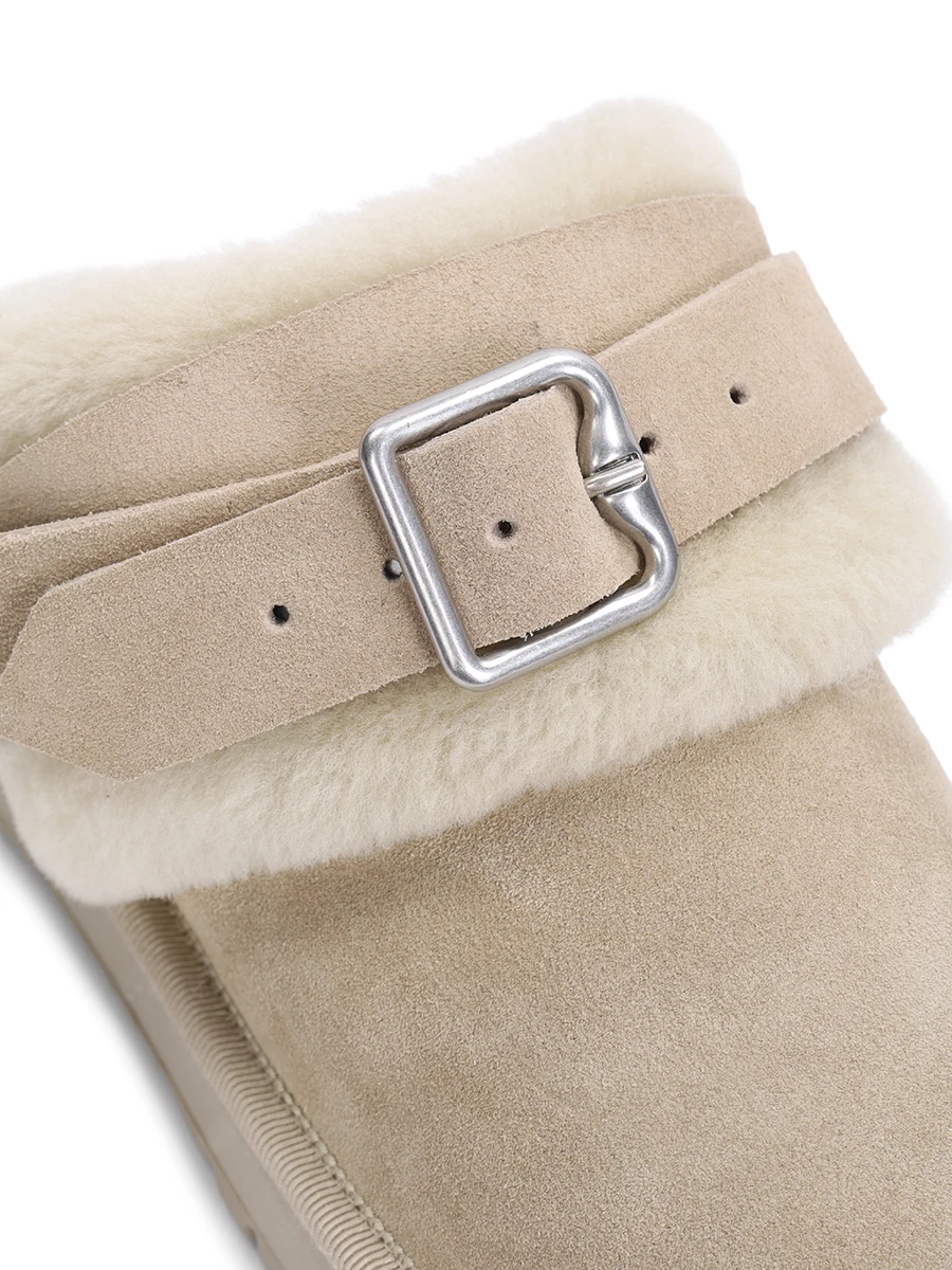 Мюли замшевые