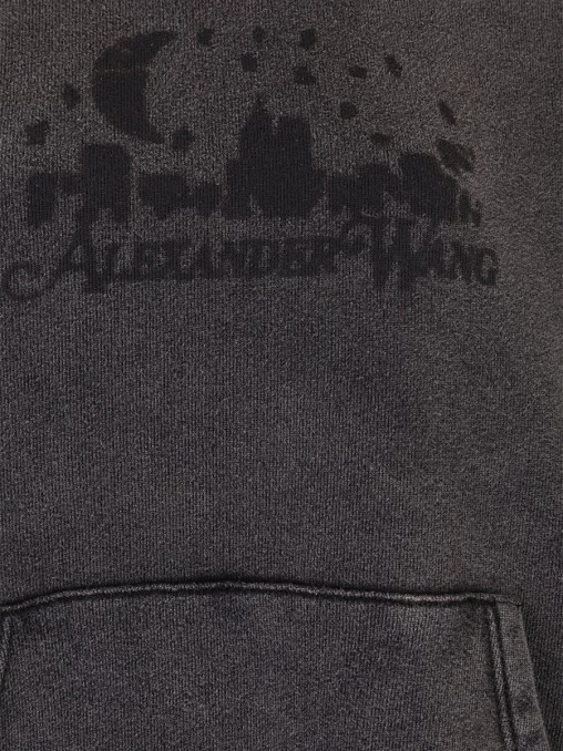 Худи хлопковое ALEXANDER WANG